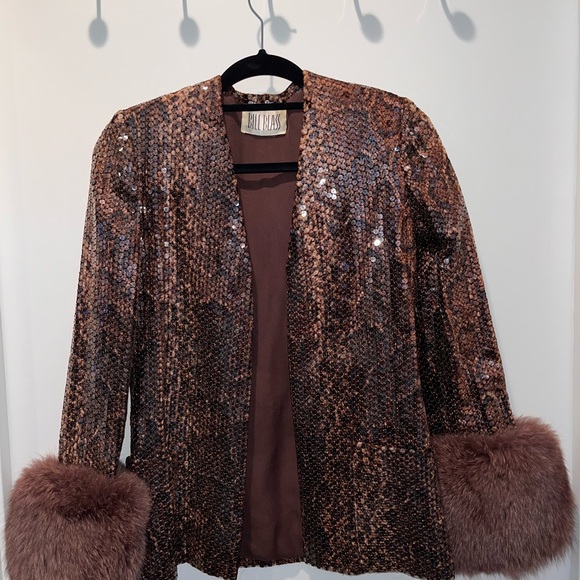 Vintage Bill Blass Sequin Suit - Picture 6 of 13